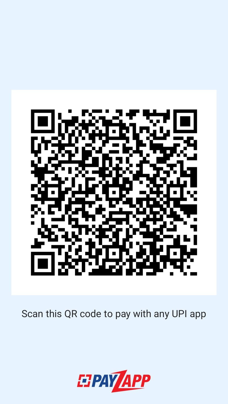 QR Code for Payment